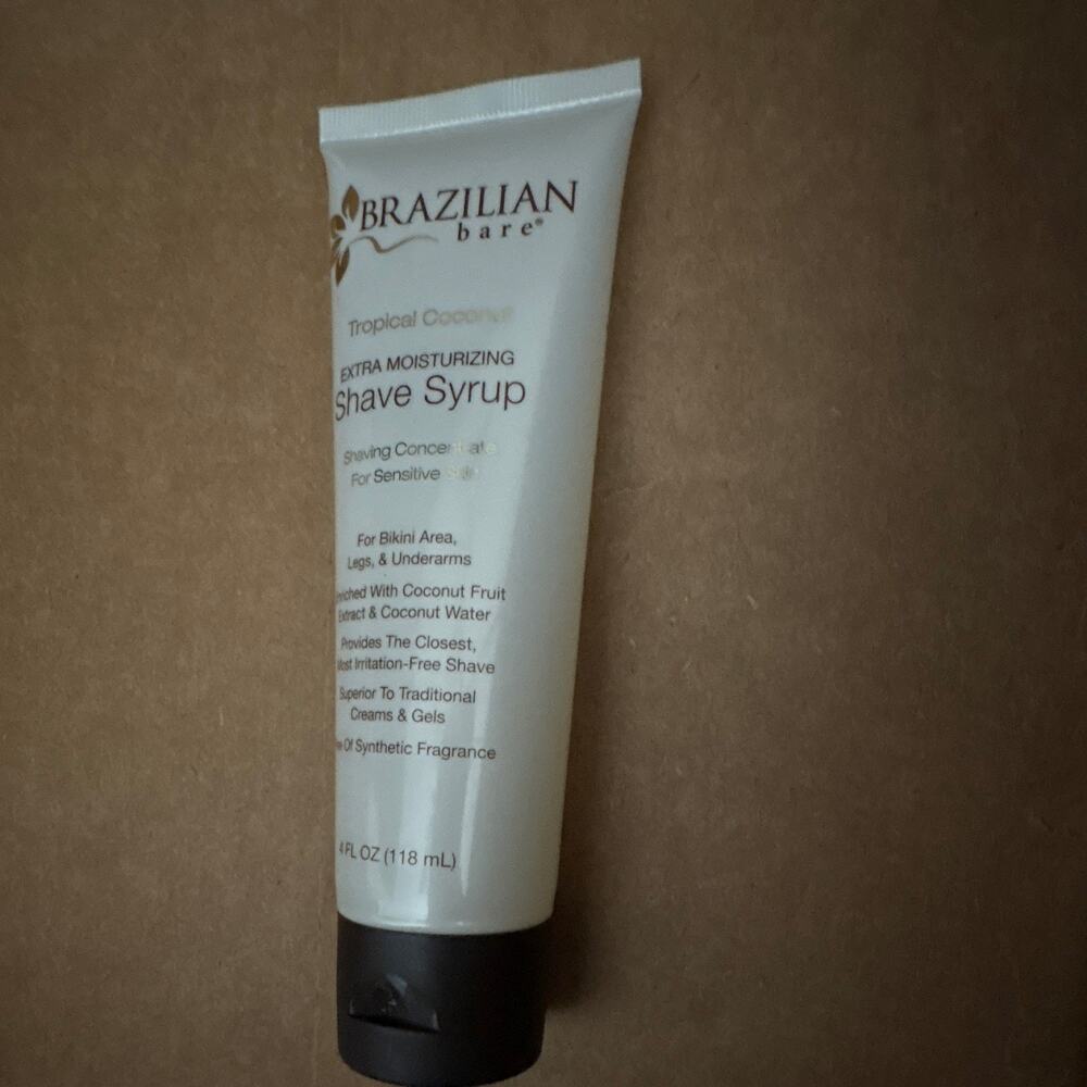 Brazilian Bare Tropical Coconut Shave Syrup 4 fl oz Paraben-Free, Sensitive - Picture 2 of 3